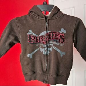 Disney Parks Pirates Of The Caribbean hoodie Kids XXS